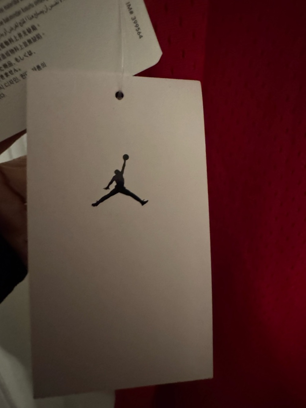 Jordan Women's Red Mesh Tank Dress — 23 Graphic - Picture 7 of 7